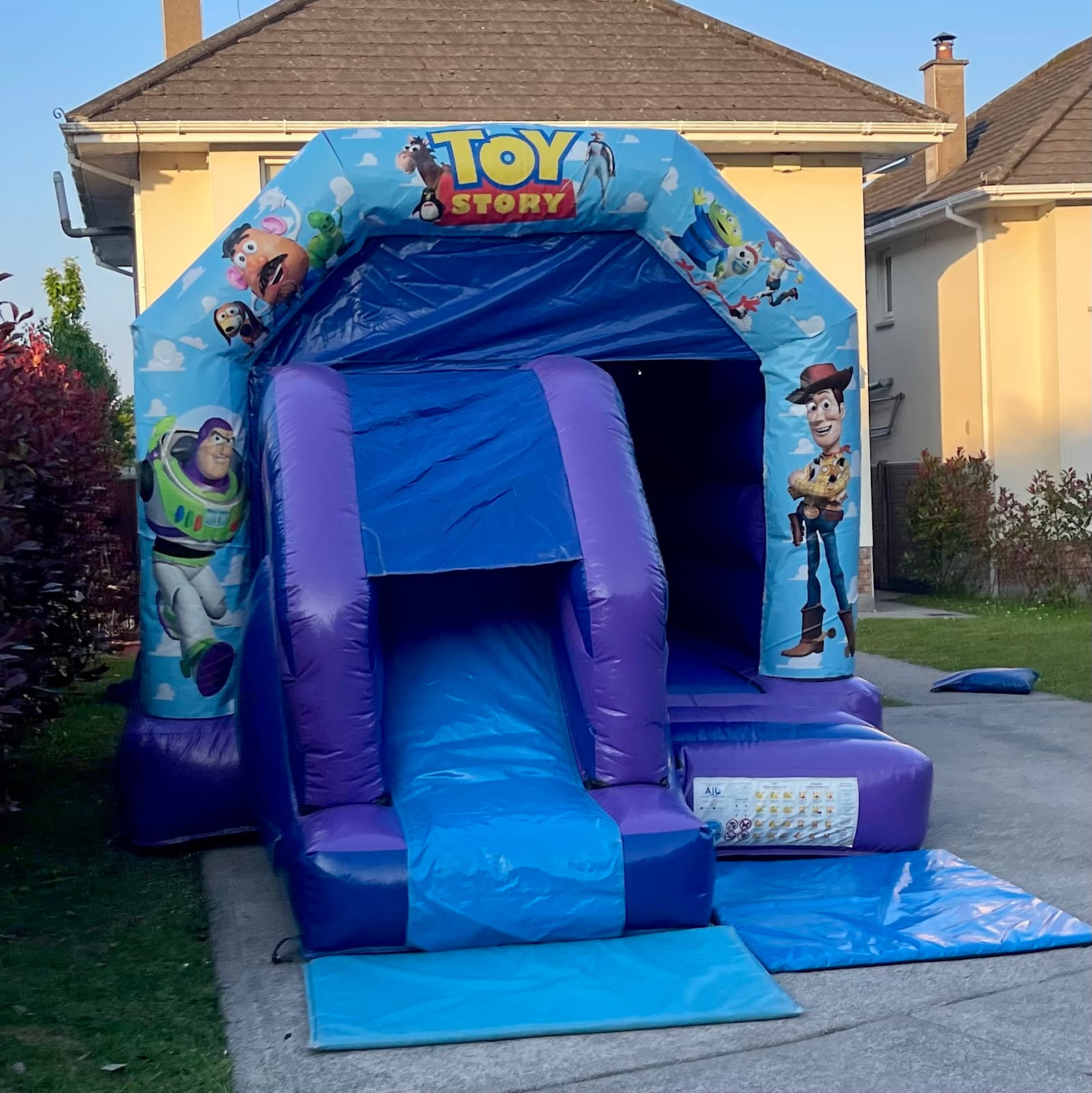 Bouncy Castle With Slide - Toy Story Theme