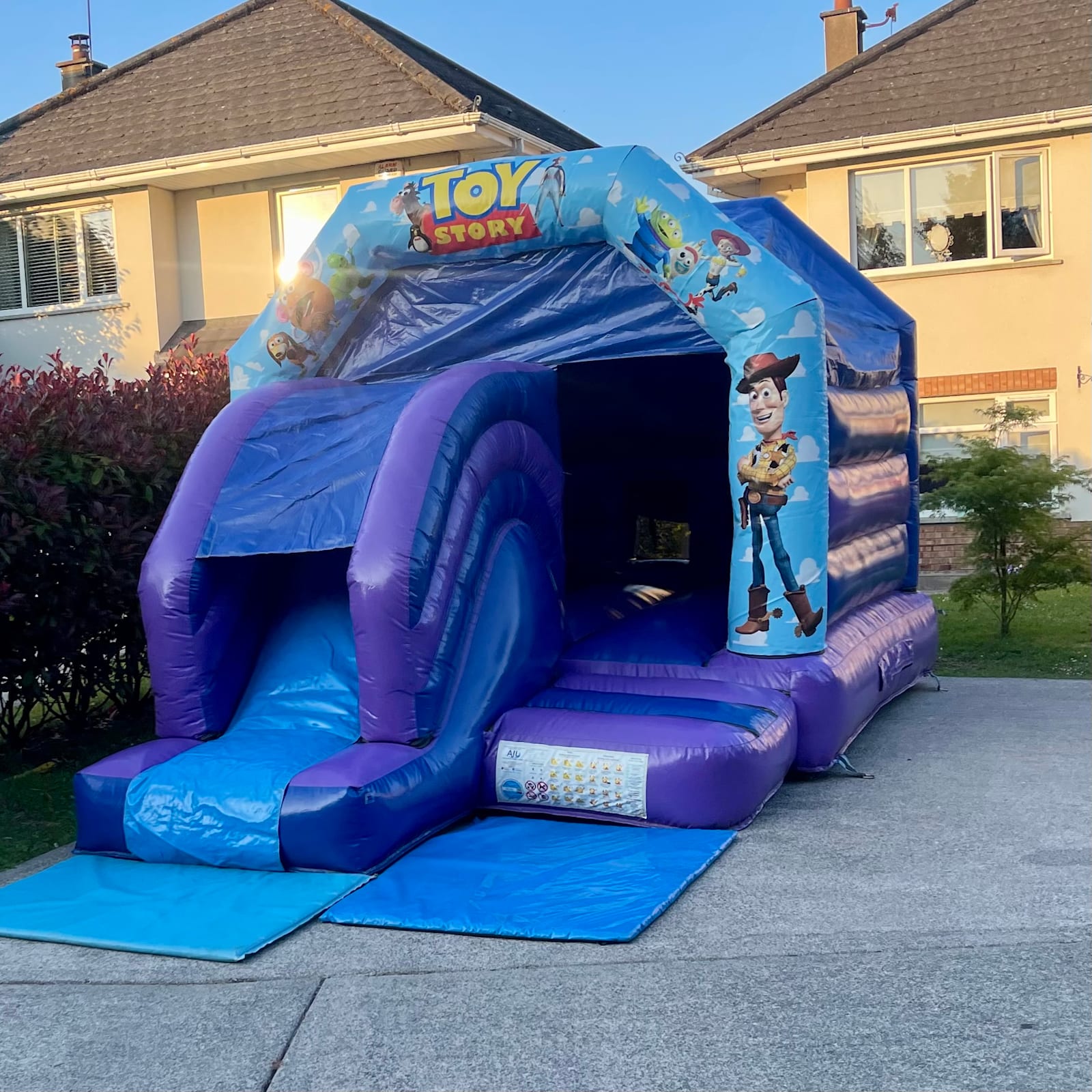 Bouncy Castle With Slide - Toy Story Theme