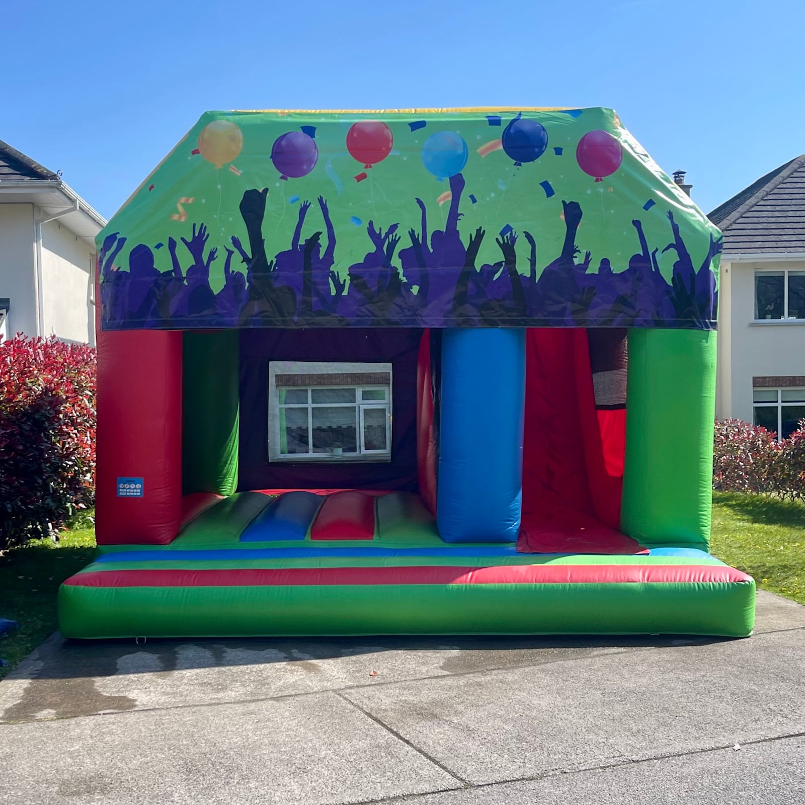 Party Balloons Castle, Large slide 17x17ft